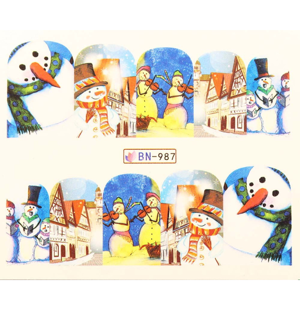 Vianočná vodolepka X-mas BN987