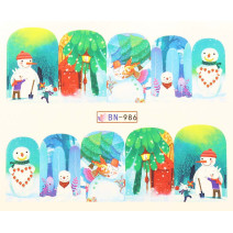 Vianočná vodolepka X-mas BN986