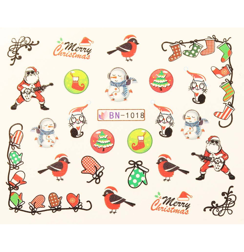 Vianočná vodolepka X-mas BN1018
