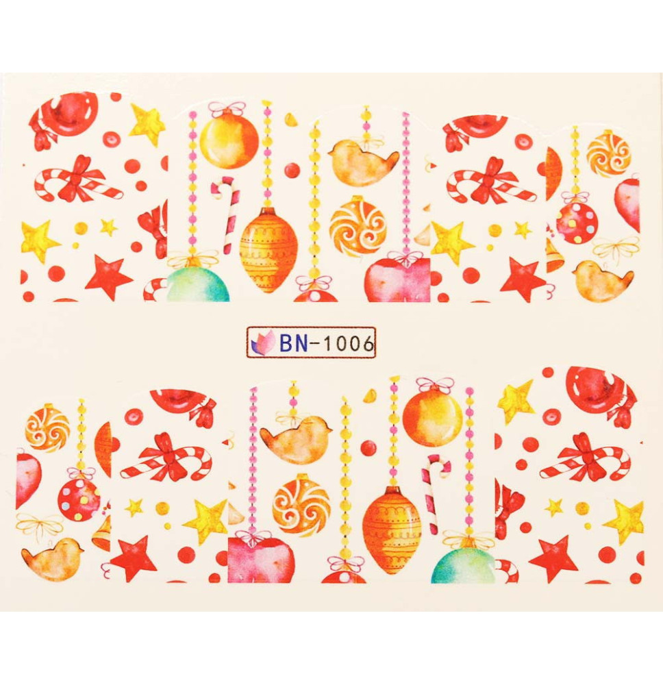 Vianočná vodolepka X-mas BN1006