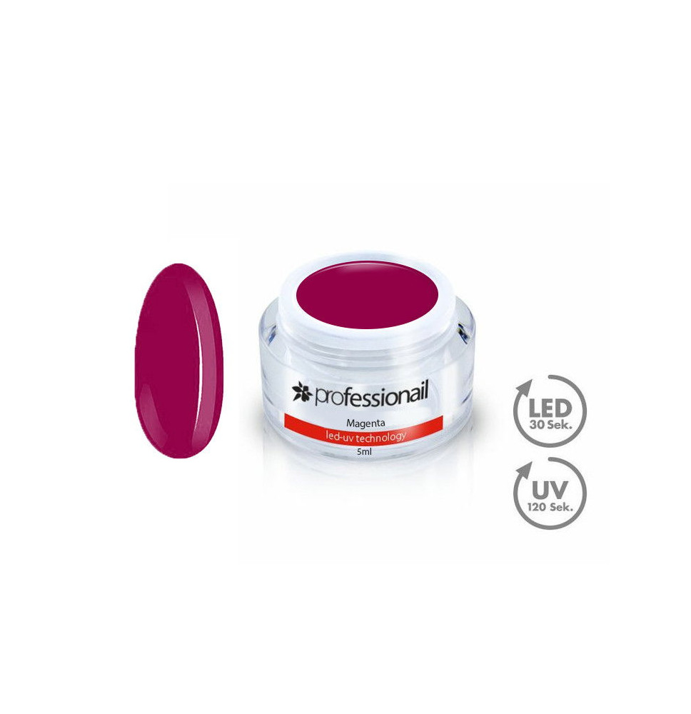 FAREBNÝ LED-UV GÉL 5ML PROFESSIONAIL Magenta