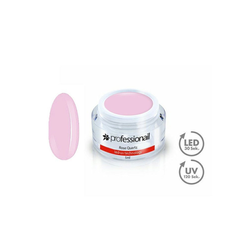 FAREBNÝ LED-UV GÉL 5ML PROFESSIONAIL Rose Quartz