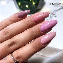 Semilac - gél lak 321 - Shimmer Dust Caramel