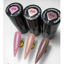 Semilac - gél lak 321 - Shimmer Dust Caramel