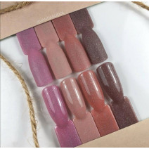 Semilac - gél lak 321 - Shimmer Dust Caramel