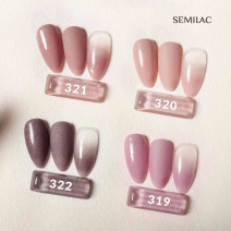Semilac - gél lak 321 - Shimmer Dust Caramel