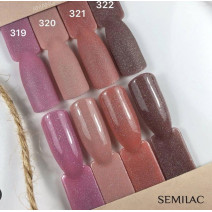 Semilac - gél lak 320 - Shimmer Dust Beige