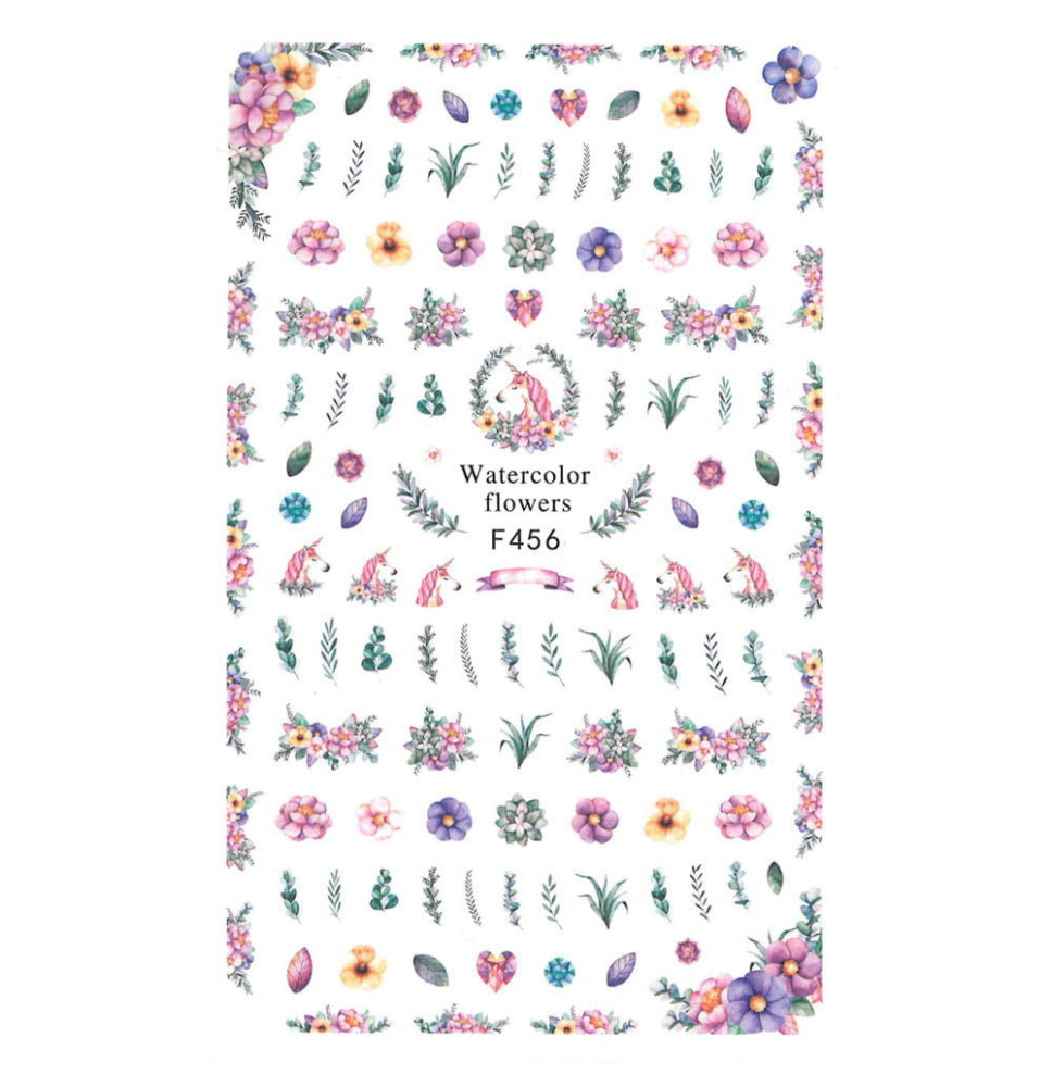 Nálepky na nechty F456