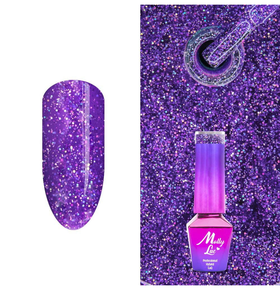 287. MOLLY LAC glitrový gél lak - Starrily Masterpiece