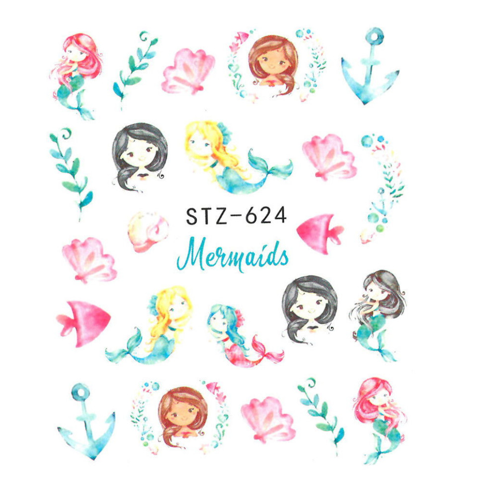 Vodonálepky na nechty STZ-624