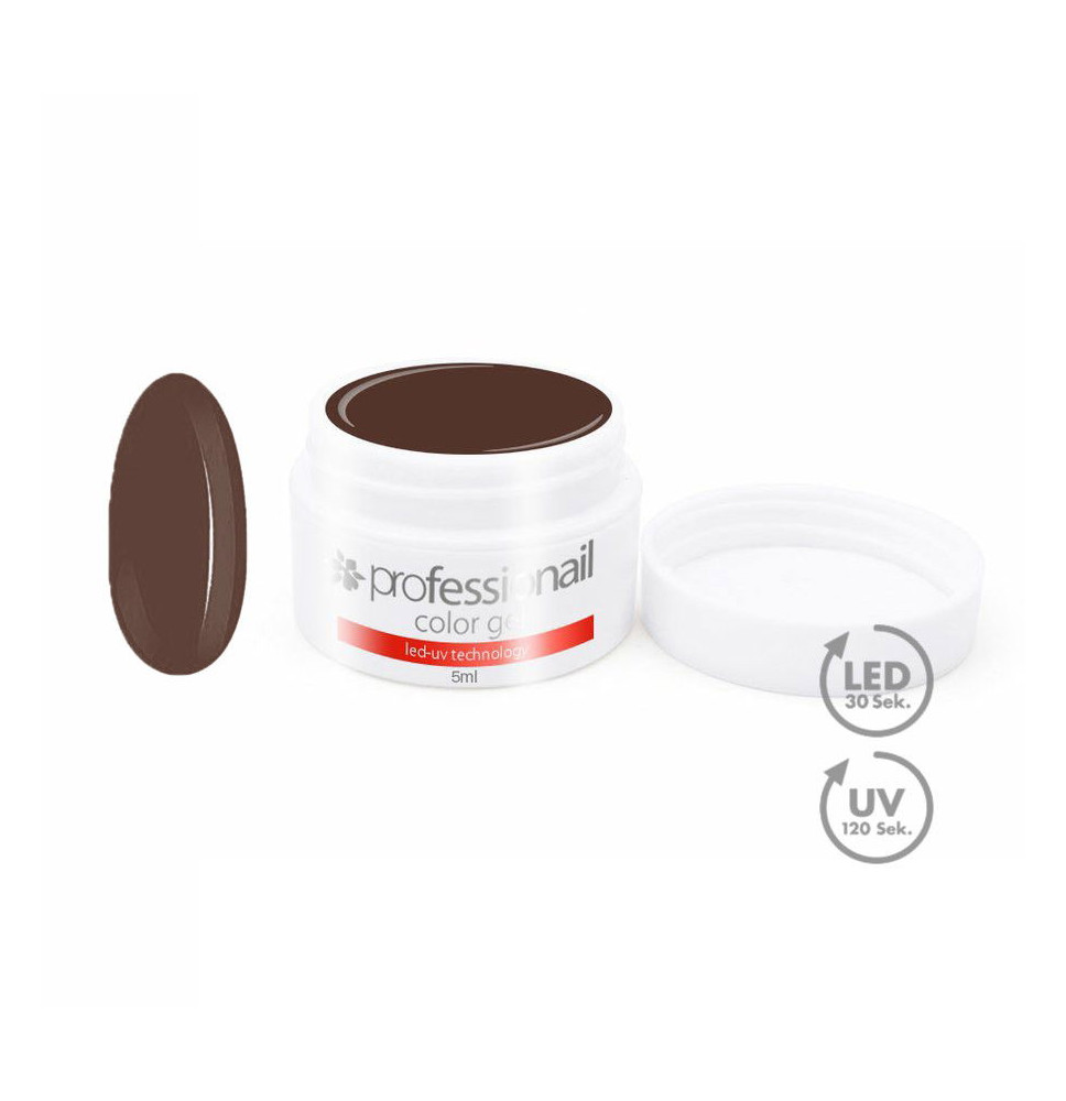 FAREBNÝ LED-UV GÉL 5ML PROFESSIONAIL BROWNIE