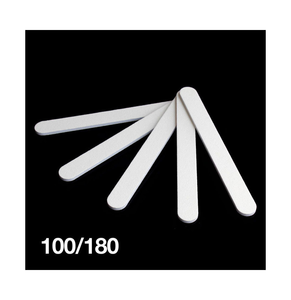 Pilník biely rovný 100/180