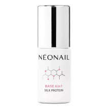 NeoNail 6v1 Silk Protein Base – hodvábna spevňujúca báza pre pevné nechty