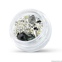 Ozdoby na nechty mix 13 - silver