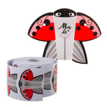 Šablóny na nechty Molly Lac Lienka 100 ks