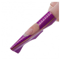 Šablóny na nechty Molly obojstranné fialové 100ks