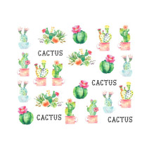 Vodonálepky s motívom Kaktus BN-1271