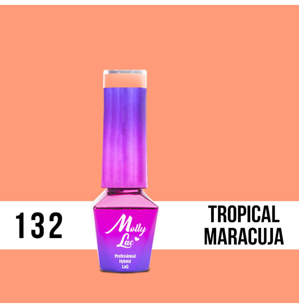 132. MOLLY LAC gél lak - Tropical Maracuja 5ML