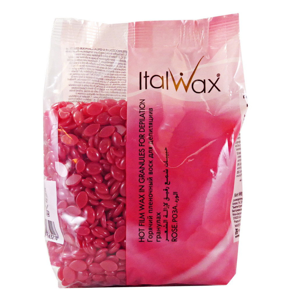 ItalWax filmwax - zrniečka vosku ruža 500g