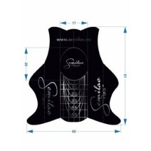 Šablony na nechty semilac hardi slim čierne 500ks
