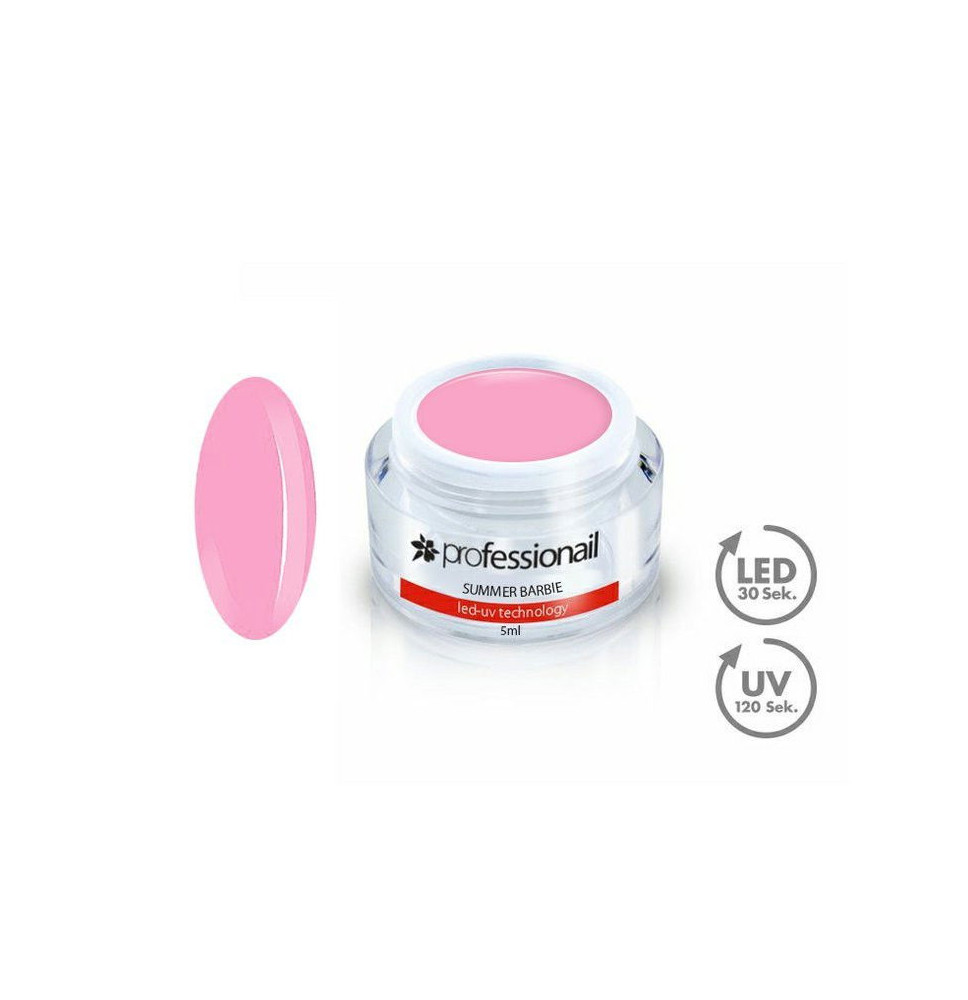 FAREBNÝ LED-UV GÉL 5ML PROFESSIONAIL SUMMER BARBIE