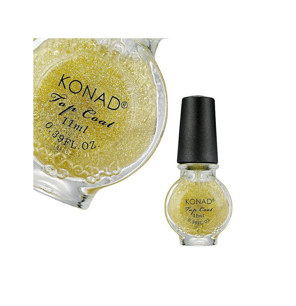 Špeciálny vrchný lak Konad Glitter Gold 11ml