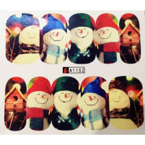 Vianočná vodolepka X-mas A1152