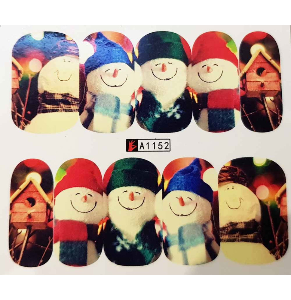 Vianočná vodolepka X-mas A1152