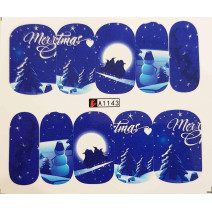 Vianočná vodolepka X-mas A1143