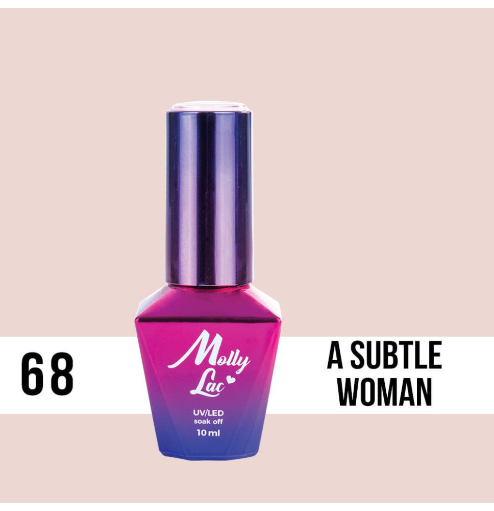 68. MOLLY LAC gél lak - Subtle Woman 5ml