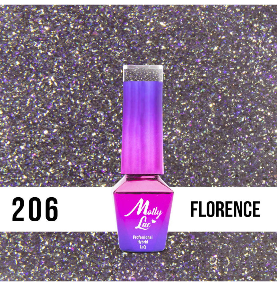206. MOLLY LAC gél lak FLORENCE 5ml
