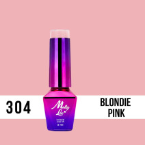 304. MOLLY LAC gél lak - Blondie Pink 5ml