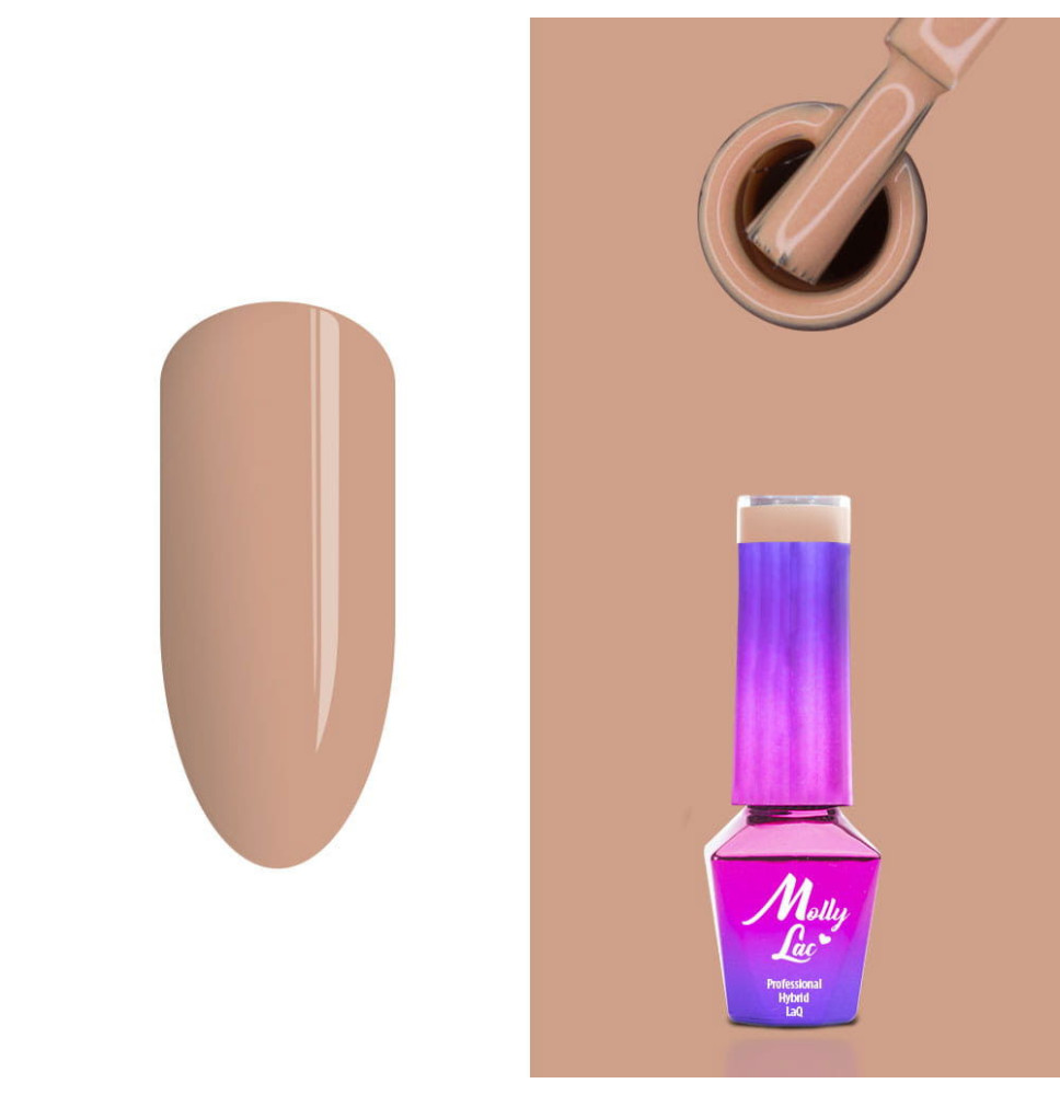 301. MOLLY LAC gél lak - Warm Almond 5ml