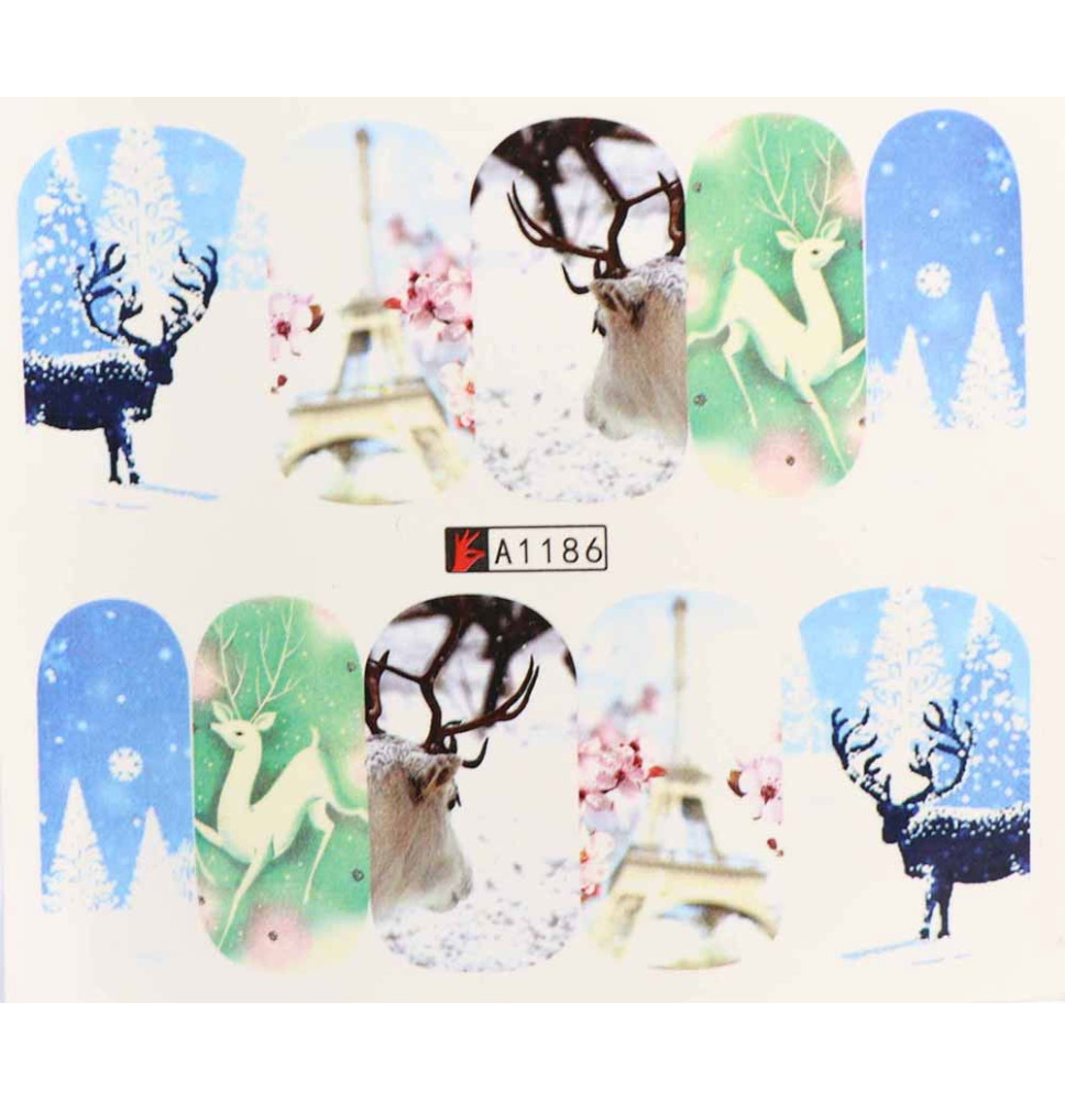 Vianočná vodolepka X-mas A1186