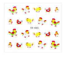 Vodolepky na nechty kohútik YB605