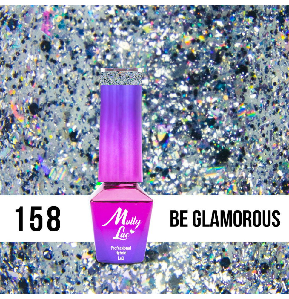 158. MOLLY LAC gél lak - Be Glamorous 5ML