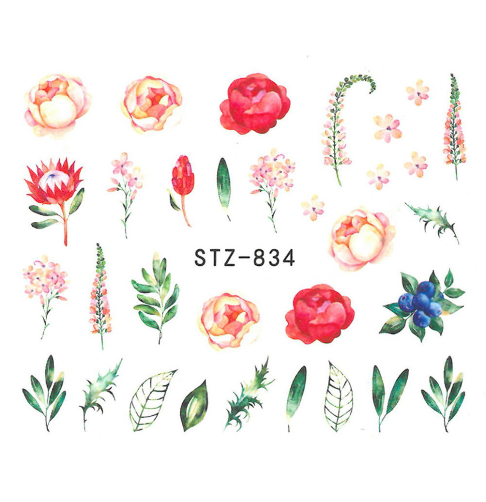 Vodonálepky na nechty STZ-834