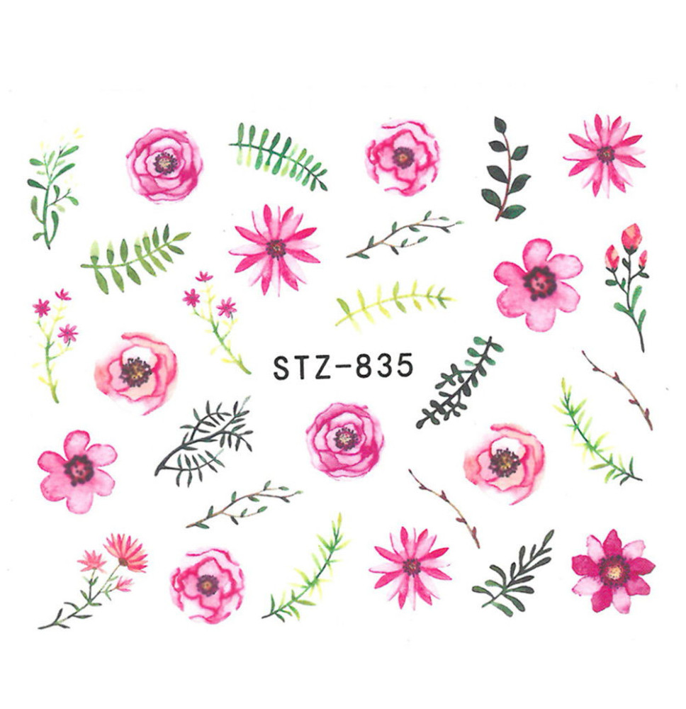 Vodonálepky na nechty STZ-835