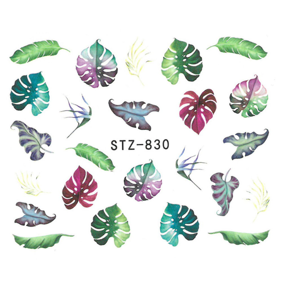 Vodonálepky na nechty STZ-830