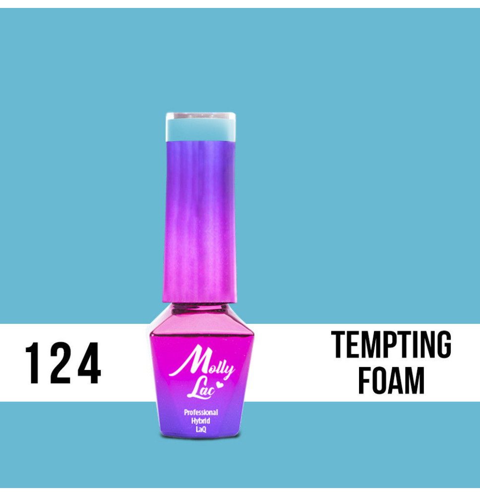 124. MOLLY LAC gél lak - Tempting Foam 5ML