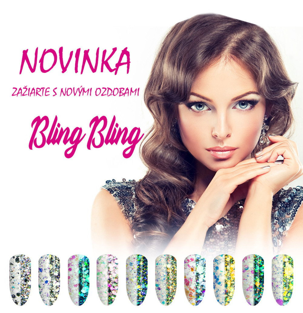 Prášok na nechty Bling Bling 1g - 09
