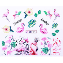 Vodonálepky s motívom plameniaka BN-915