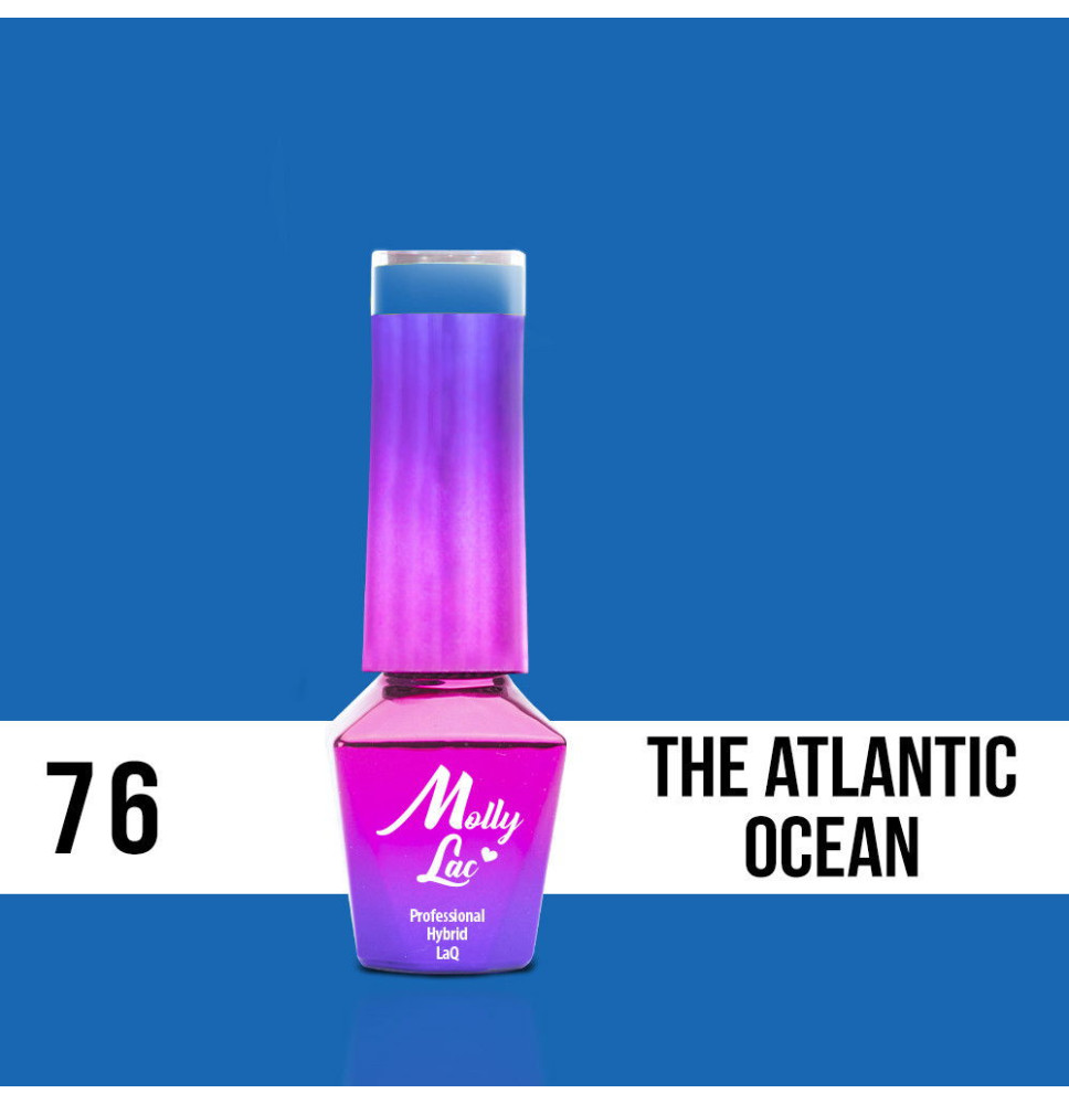 76. MOLLY LAC gél lak - THE ATLANTIC OCEAN 5ml