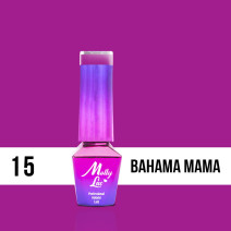 15. MOLLY LAC gél lak -Bahama Mama 5ML