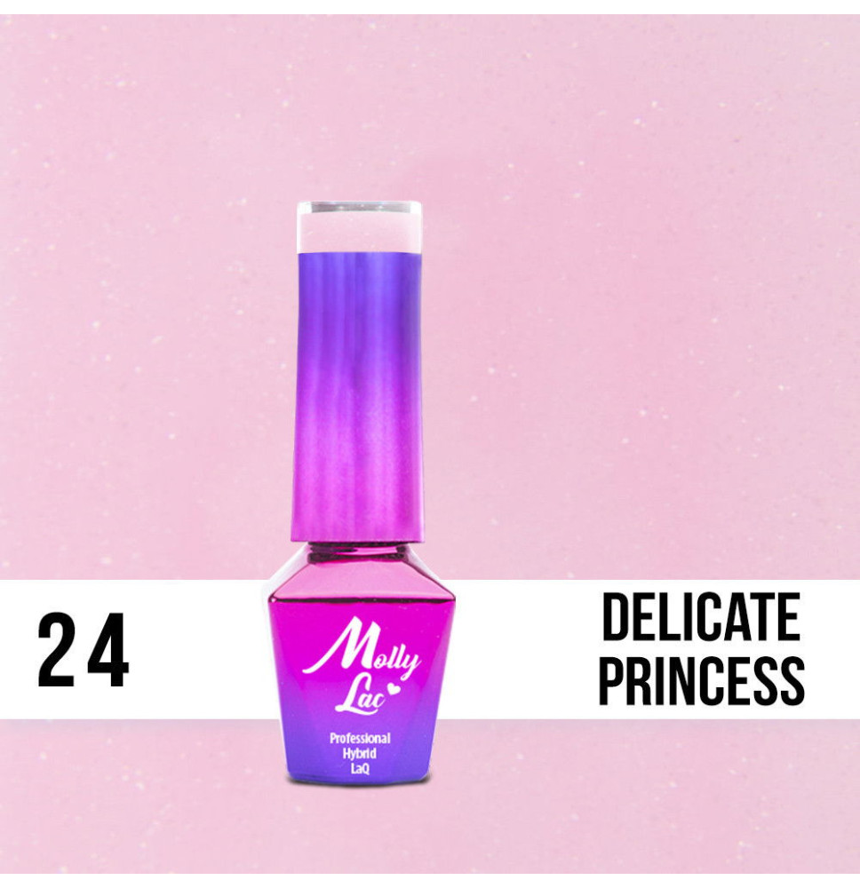 24. MOLLY LAC gél lak - DELICATE PRINCESS 5ML