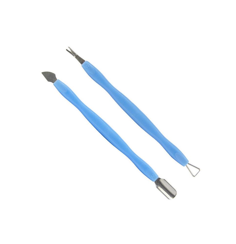 Sada profesionálnych nástrojov pre manikúru a pedikúru- modrá