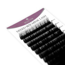 Beautier norkové mihalnice Mink Lash C 0,15 MIX dĺžok 8-16 mm