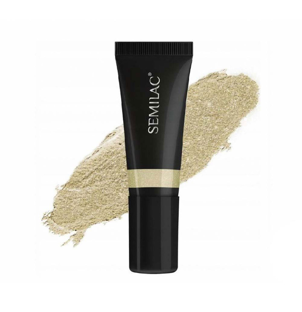 Semilac krémový očný tieň 037 Gold Disco