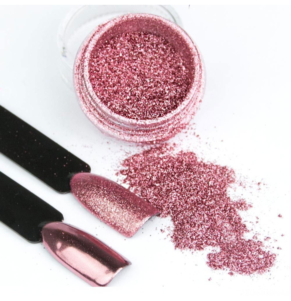 Rose golden prášok - ružový 3 ml