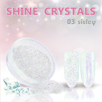 Prášok na nechty Shine crystal effect 03